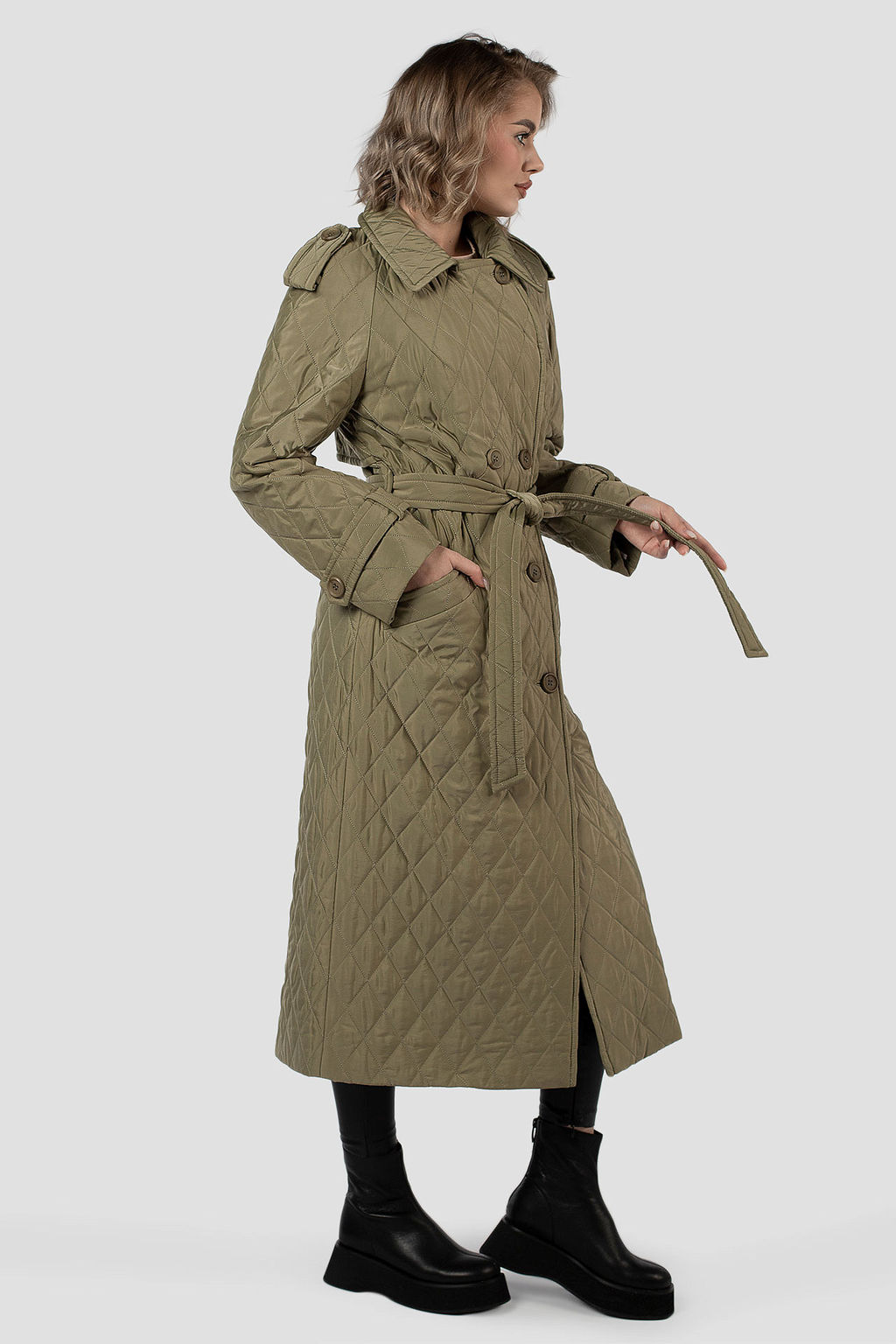 Пальто женское демисезонное - El podio фото 3