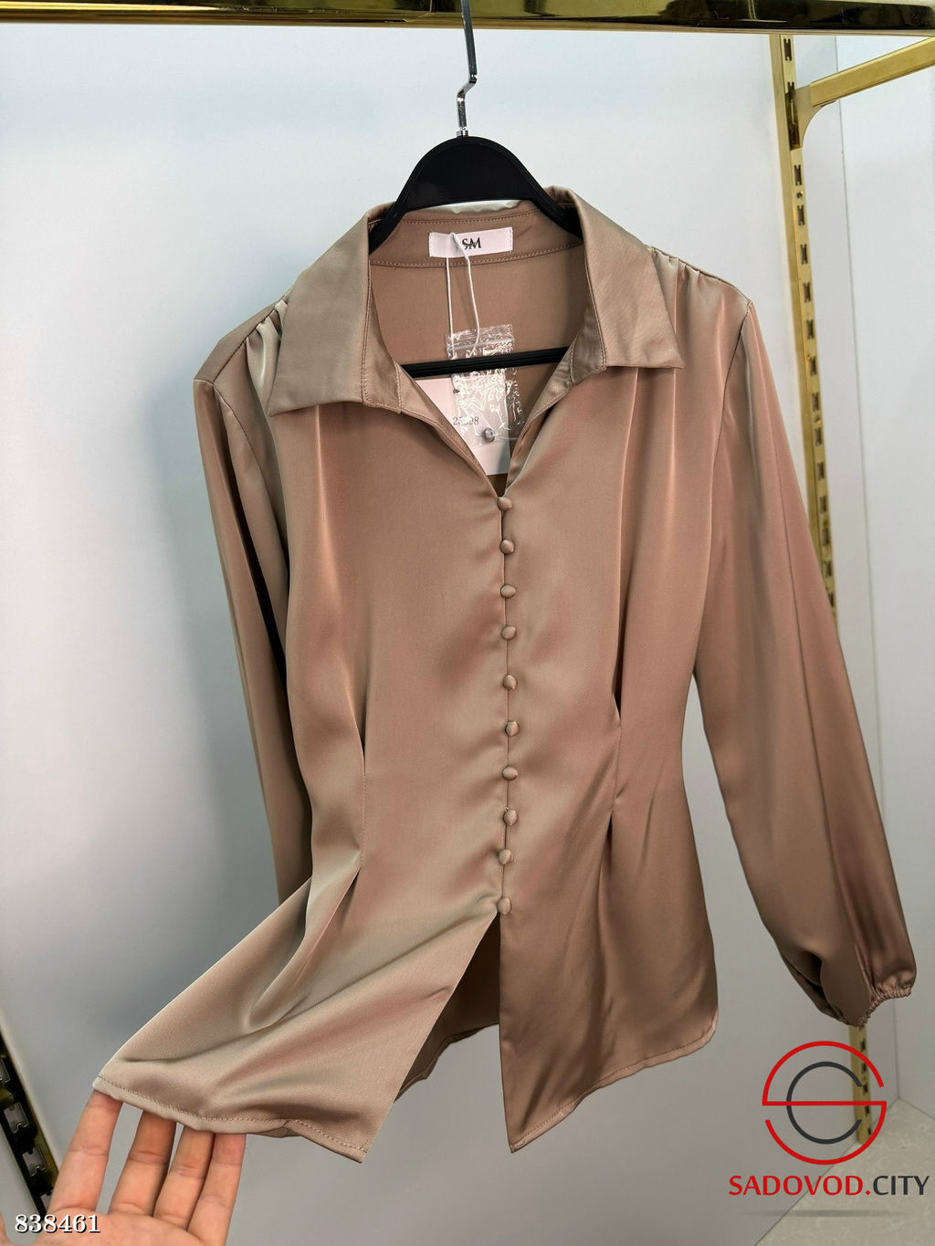 Рубашка женская из шелка