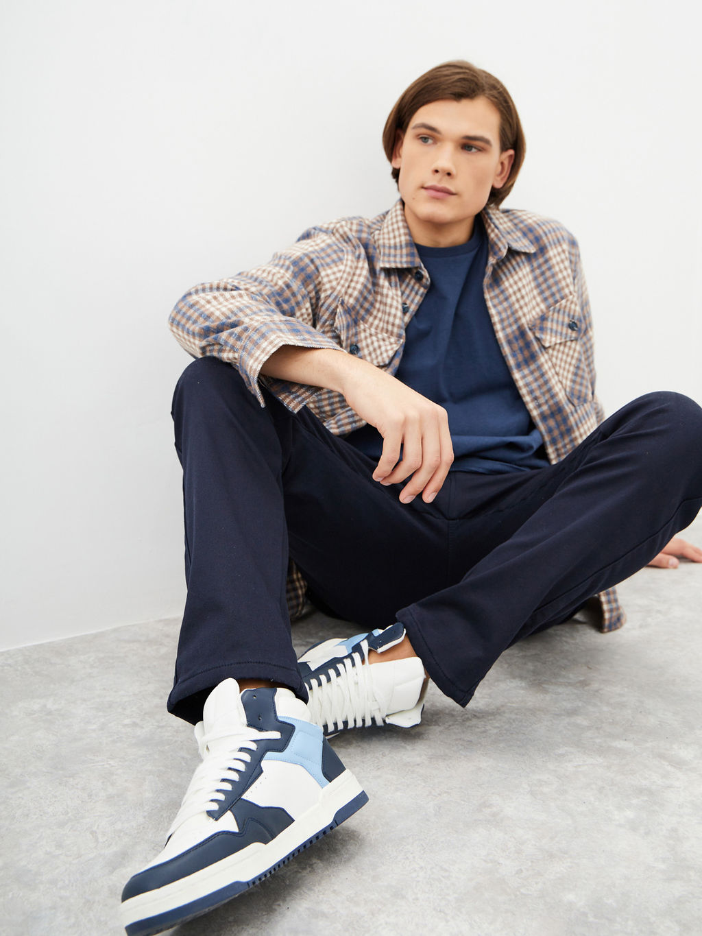 Мужские джинсы Карго утеплённые - Mossmore фото 41