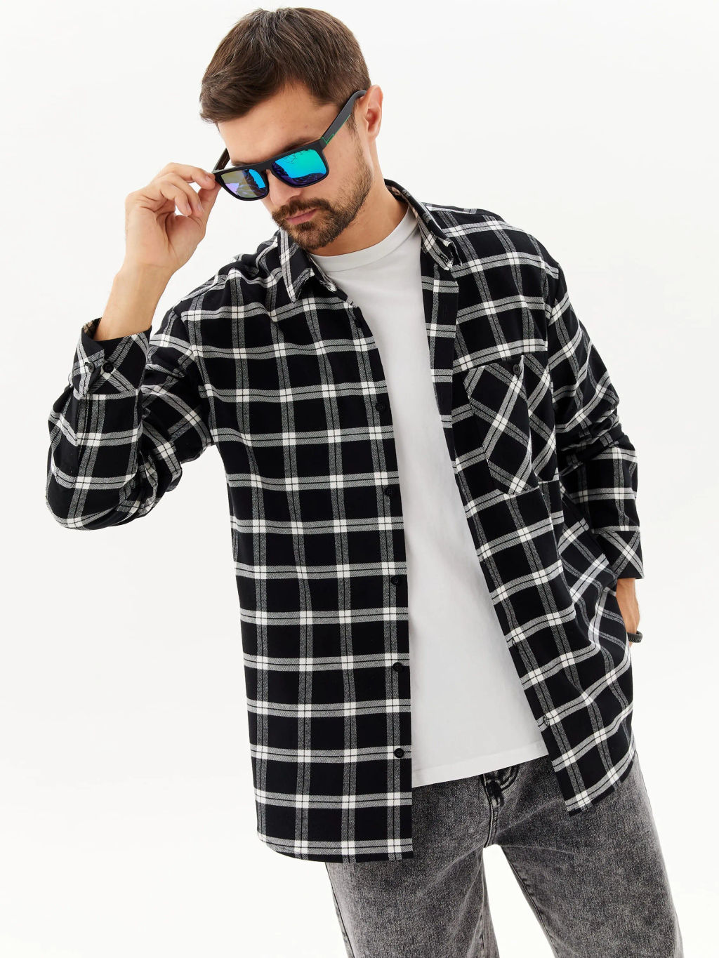 Сорочка мужская длинный рукав GREG S315/211/2046