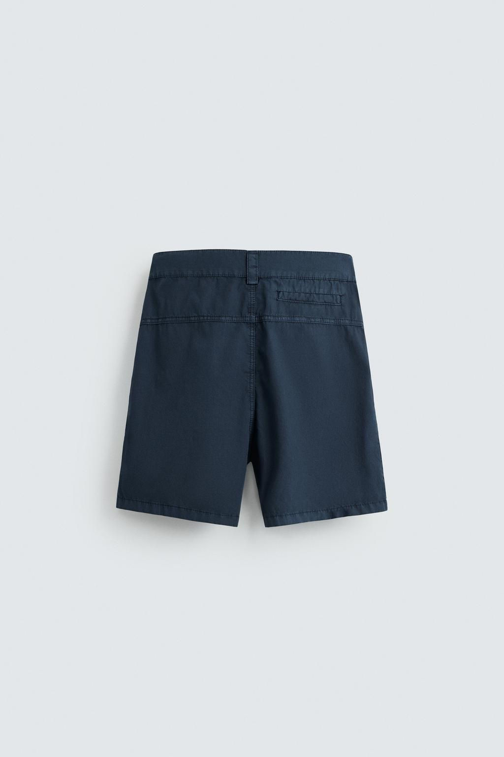 WASHED COTTON BERMUDA SHORTS - Zara фото 28