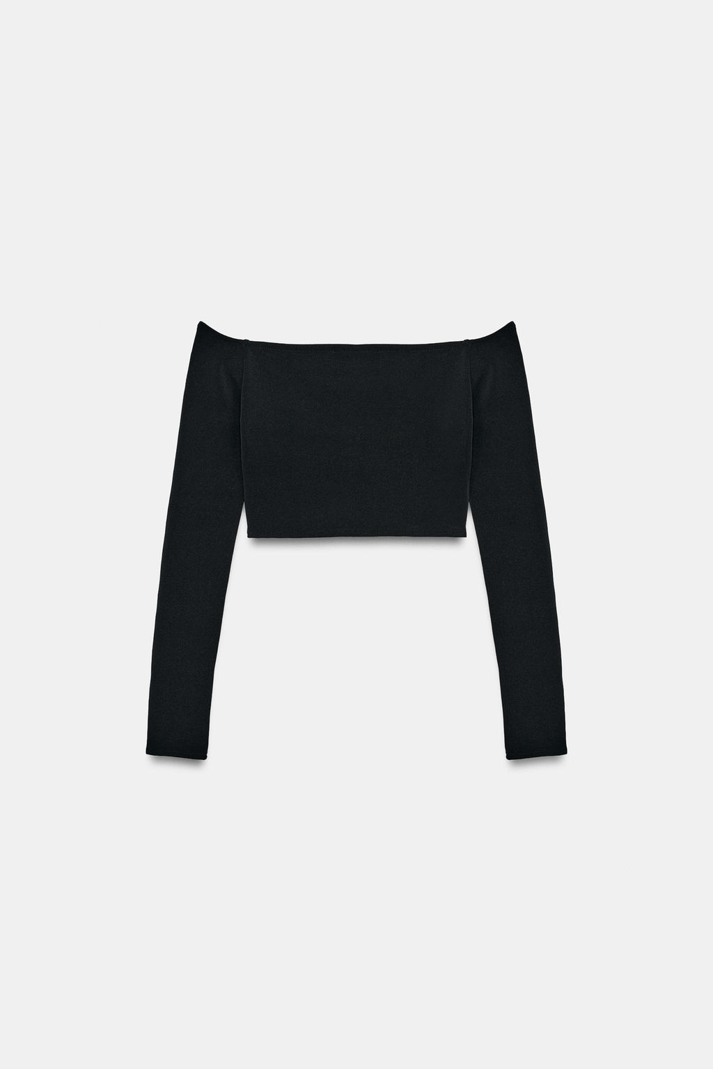 LONG SLEEVE CROPPED TOP - Zara фото 11
