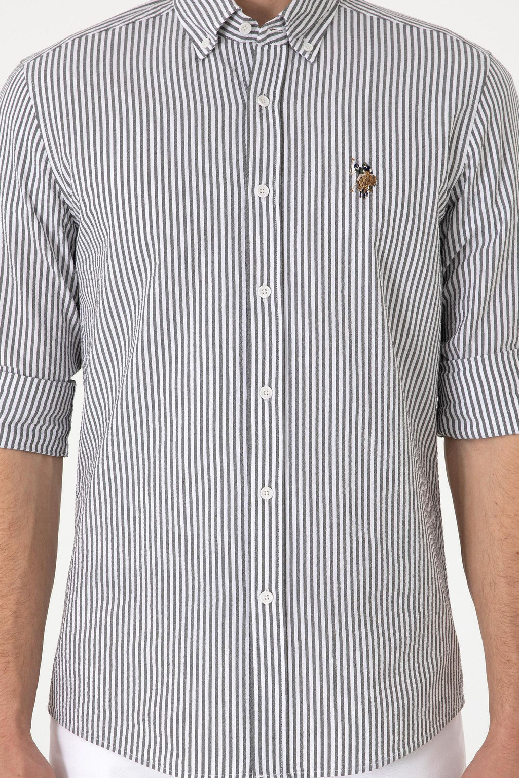 Erkek Koyu Haki Uzun Kollu G_mlek Sepette S_rpriz _ndirim - U.s. polo assn фото 6