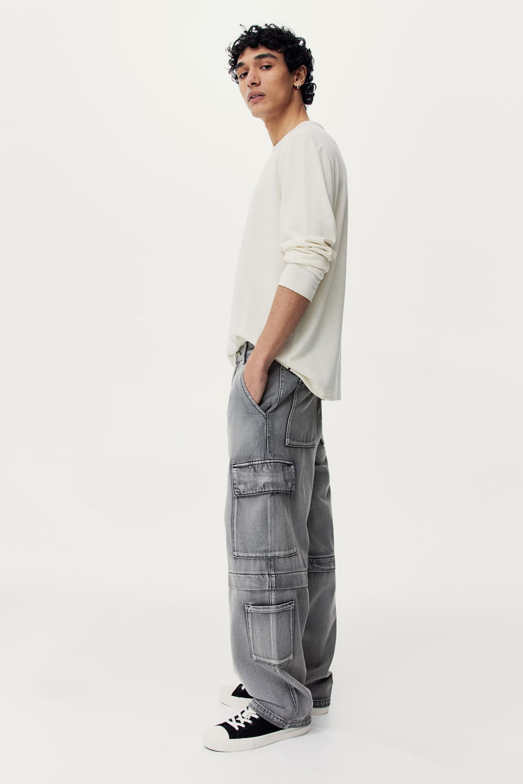 Baggy Cargo Jeans - H&m фото 4