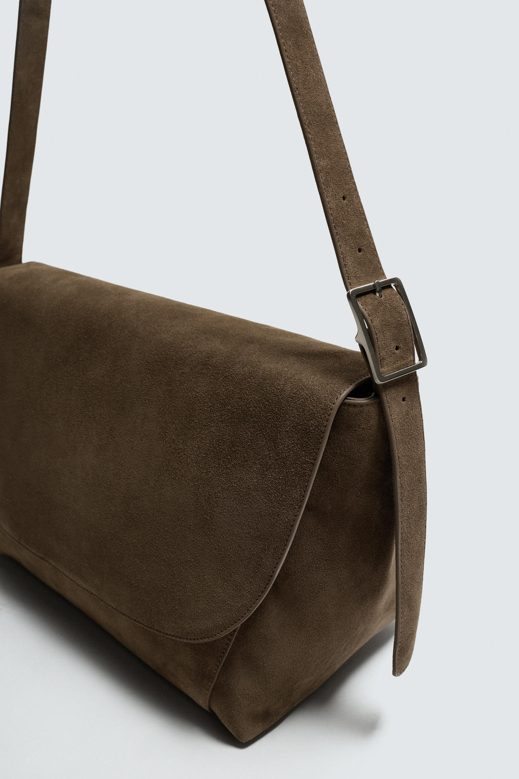 LIMITED EDITION LEATHER CROSSBODY BAG - Zara фото 11