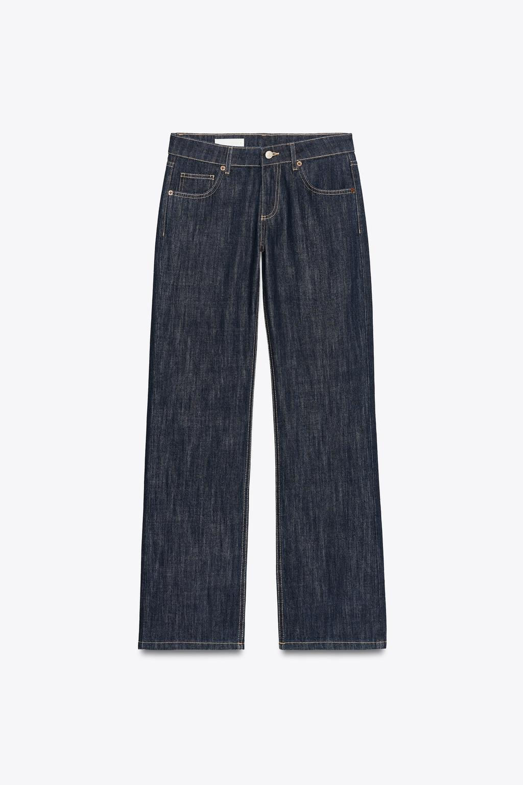 TRF WIDE-LEG LOW-RISE JEANS - Zara фото 25