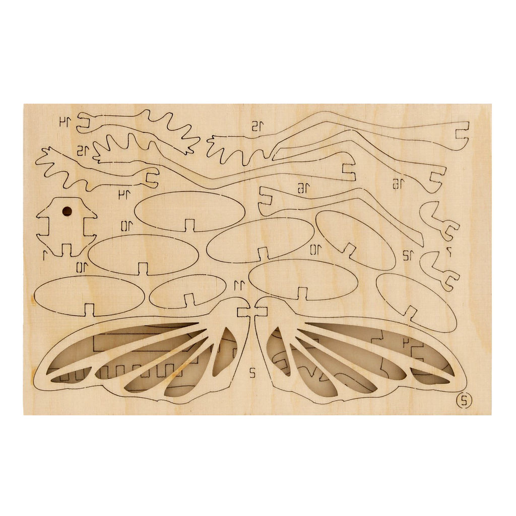 REZARK NIZ-10 Серия Живая природа Пазл 3D 29 элемент. Скарабей