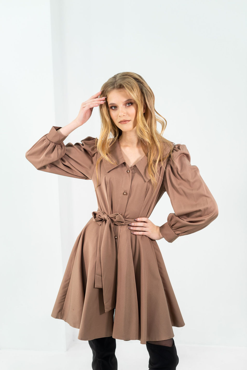 Платье Лада (капучино) - Nadi bordo фото 6