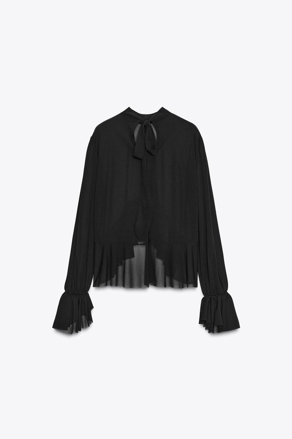FLOWING RUFFLED TOP - Zara фото 10