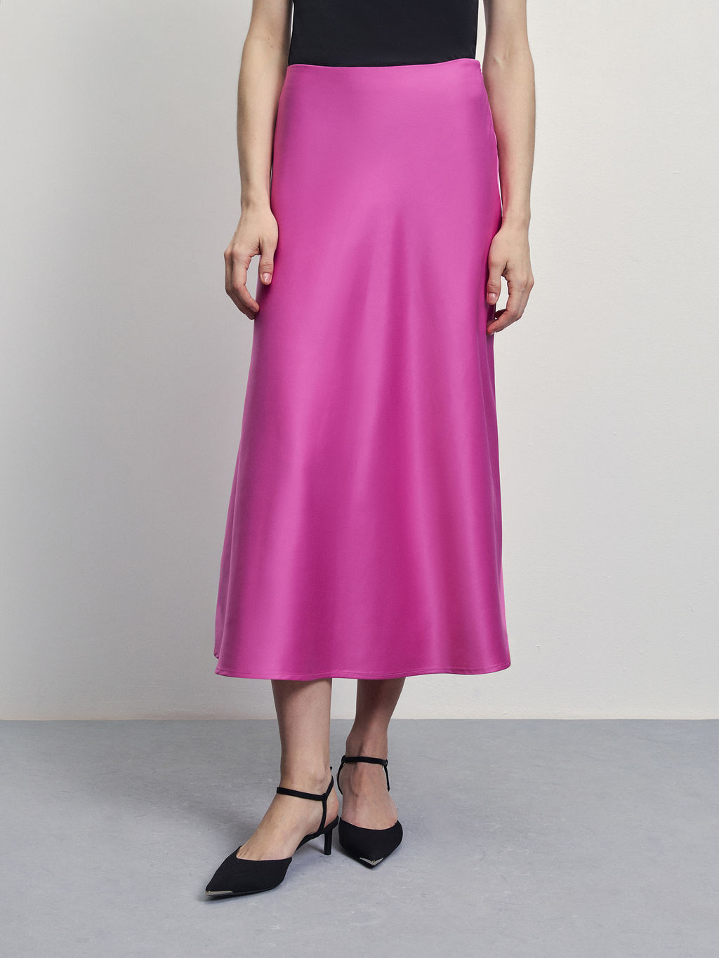 Атласная юбка / Zarina  фото 2