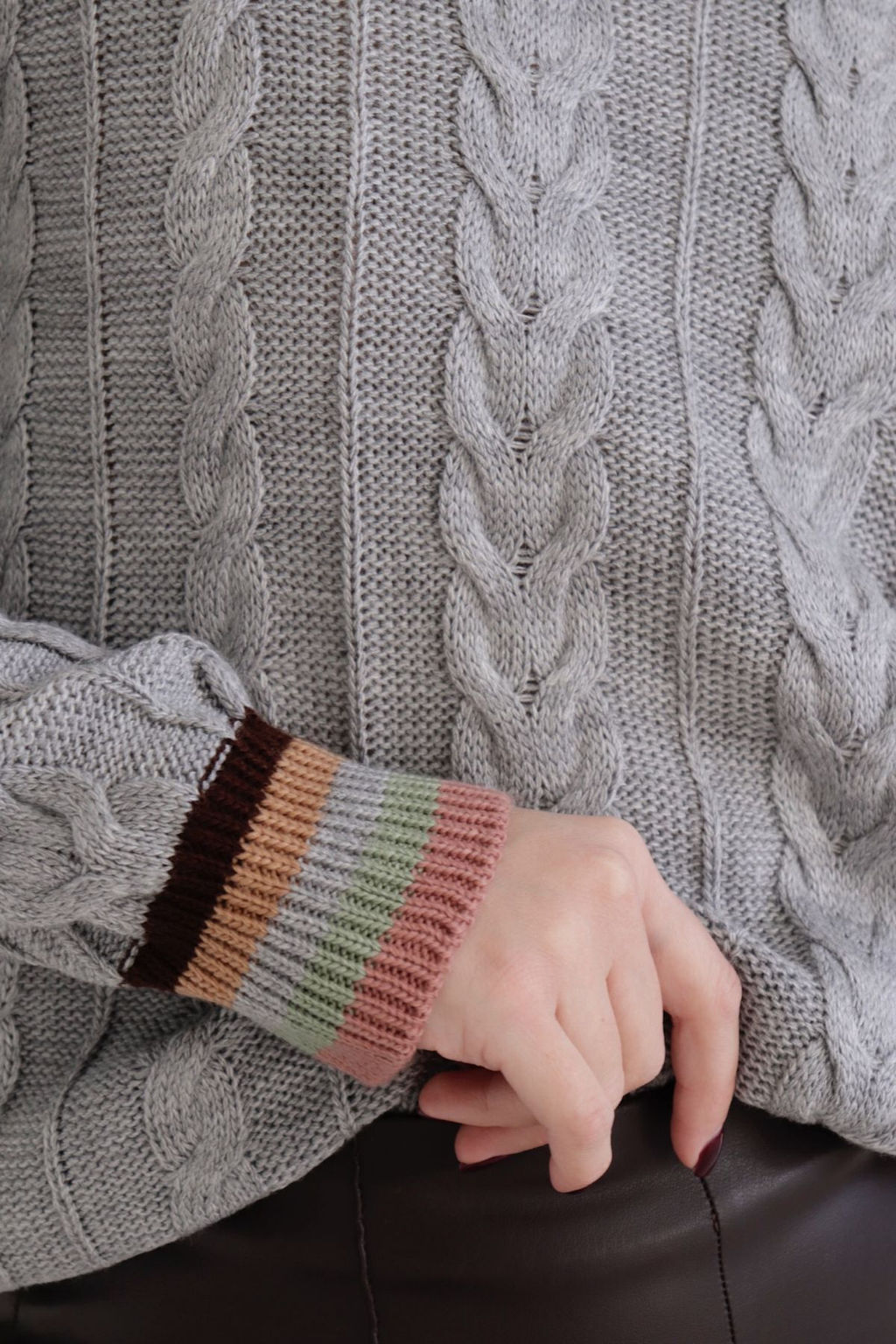 11002 Свитер серый - Martichelli фото 13