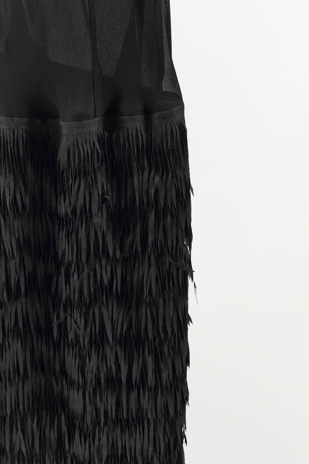 STRAPPY DRESS WITH FRINGING - Zara фото 5