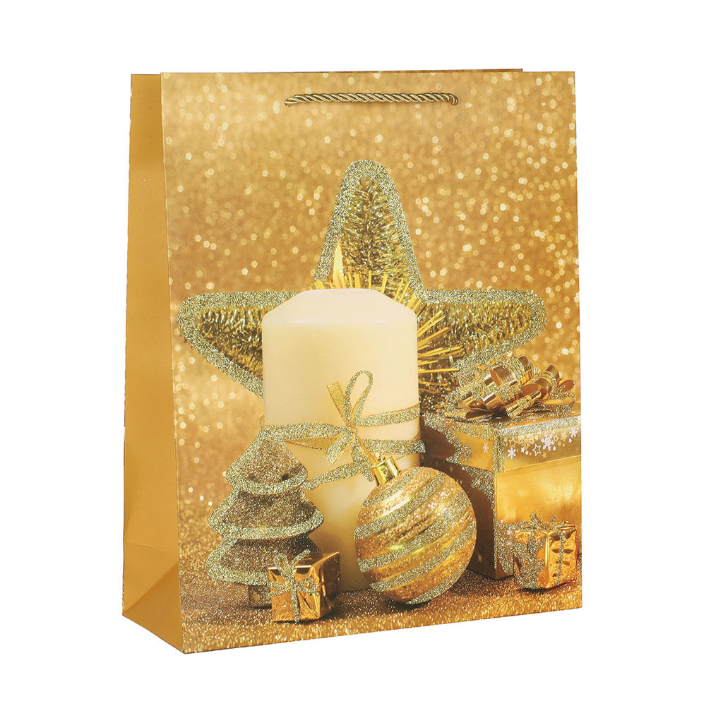 Цена за 12 шт. Пакет подарочный 31х40х12 / 111-1L /уп 12/360/ микс Новый год - Галеонтрейд фото 8