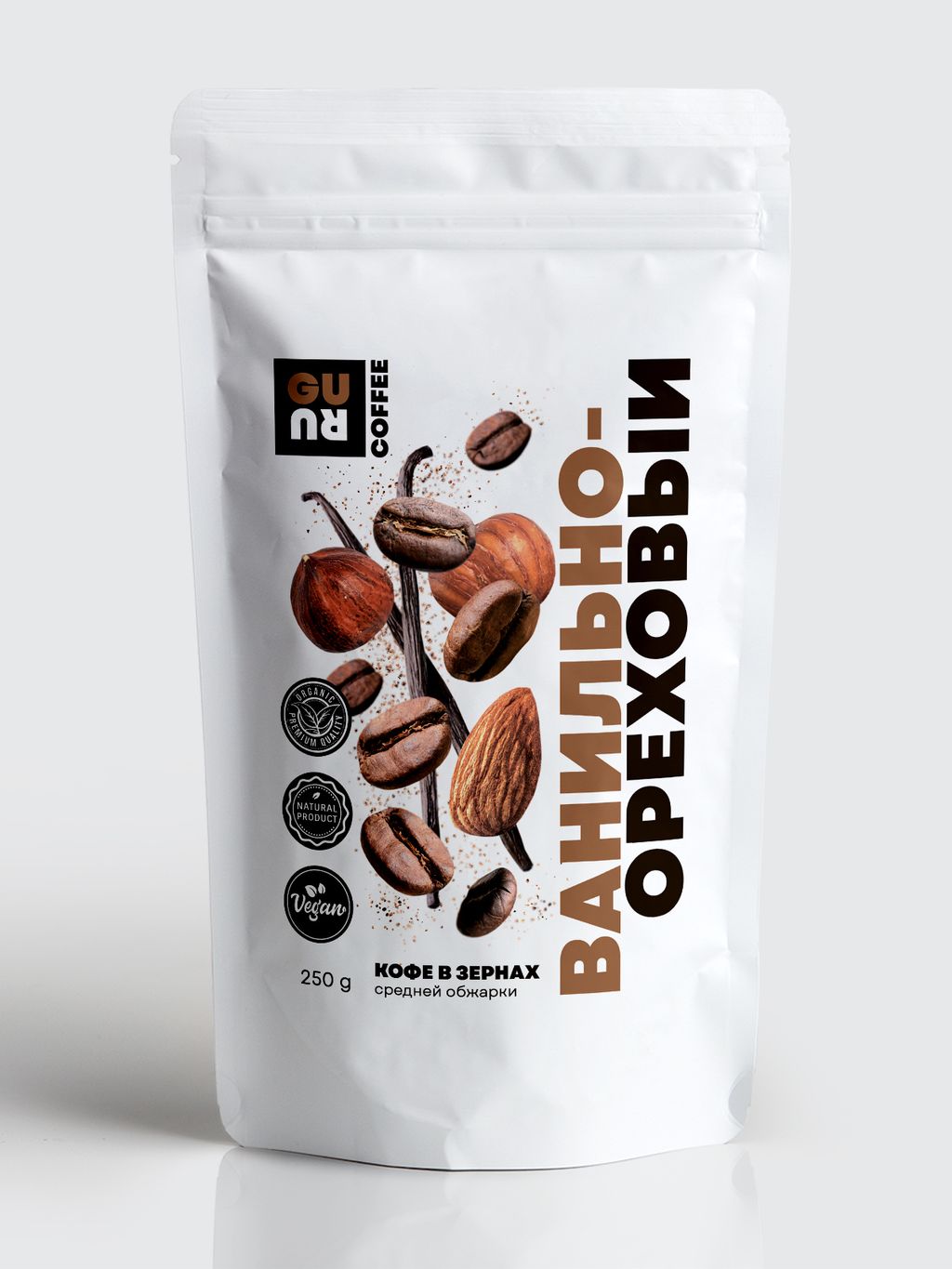 Guru Кофе Ванильно-ореховый 250 гр.  фото 2