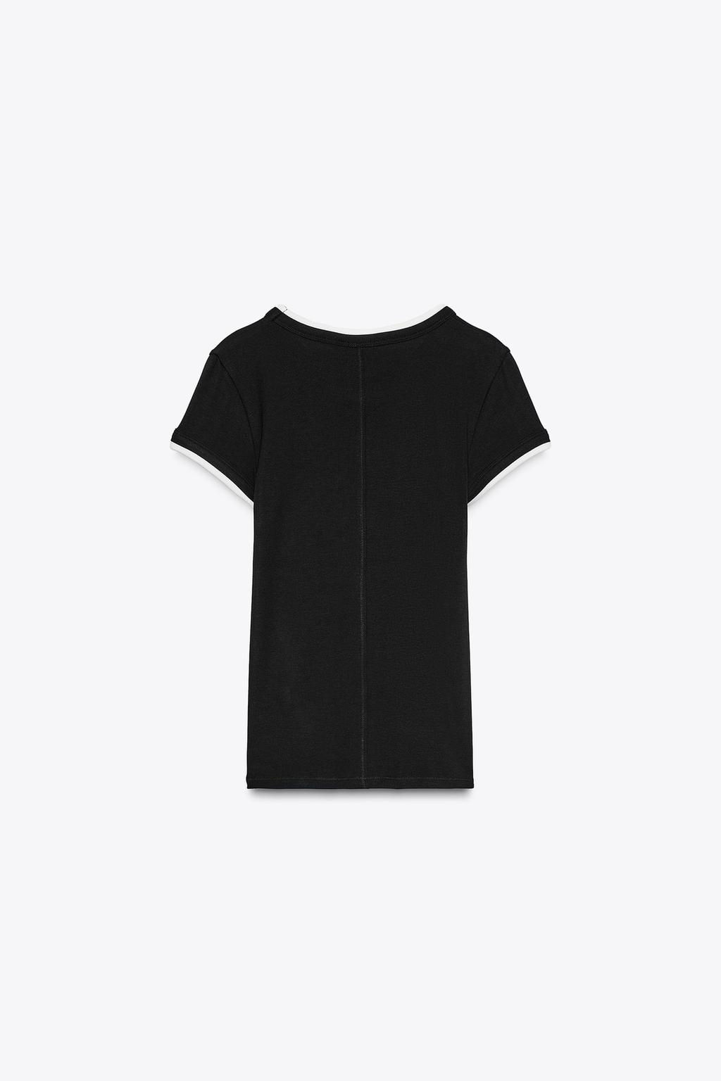 DOUBLE T-SHIRT - Zara фото 24