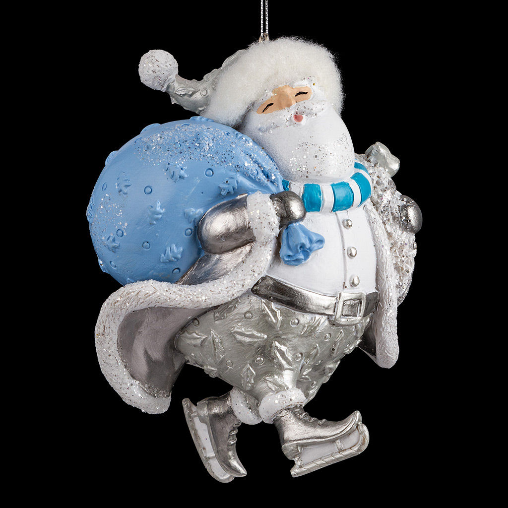 АКЦИЯ Цена за 12 шт. Украшение ErichKrause Decor Дед Мороз на коньках 11см