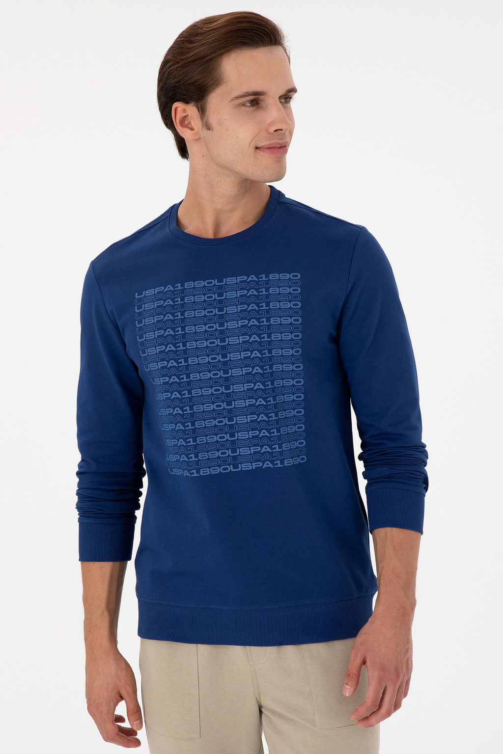 Мужской свитшот цвета индиго Неожиданная скидка в корзине - U.s. polo assn фото 3