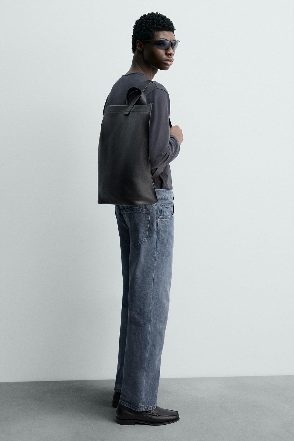 LEATHER BACKPACK - Zara фото 8