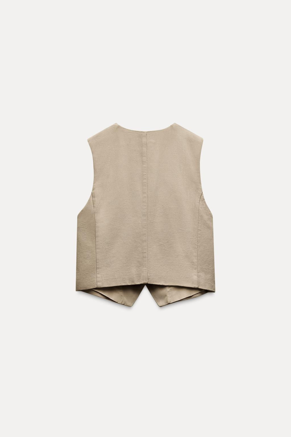 TWILL WAISTCOAT - Zara фото 4