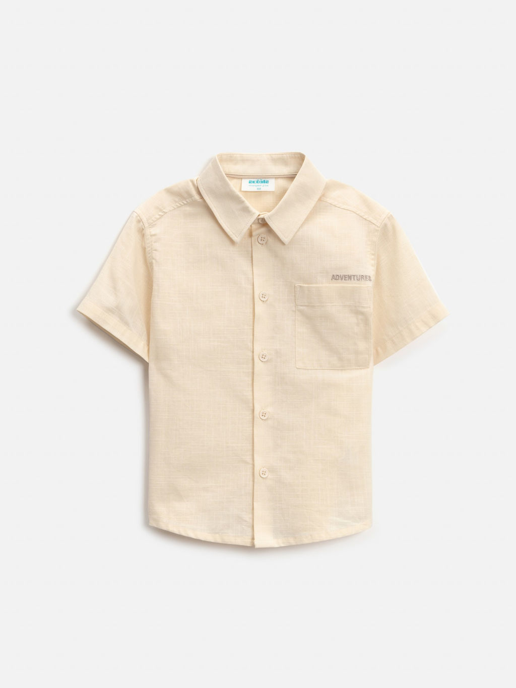 ACOOLA / Сорочка верхняя детская для мальчиков Bonapo светло-бежевый  фото 3