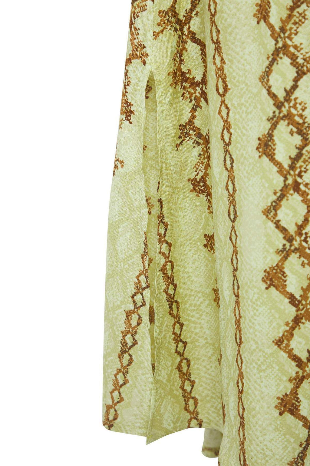 Trendyolmilla Cok Renkli Asimetrik Y?rtmacl? Uzun/Maxi Viskon Etek TWOSS25ET00183 фото 8