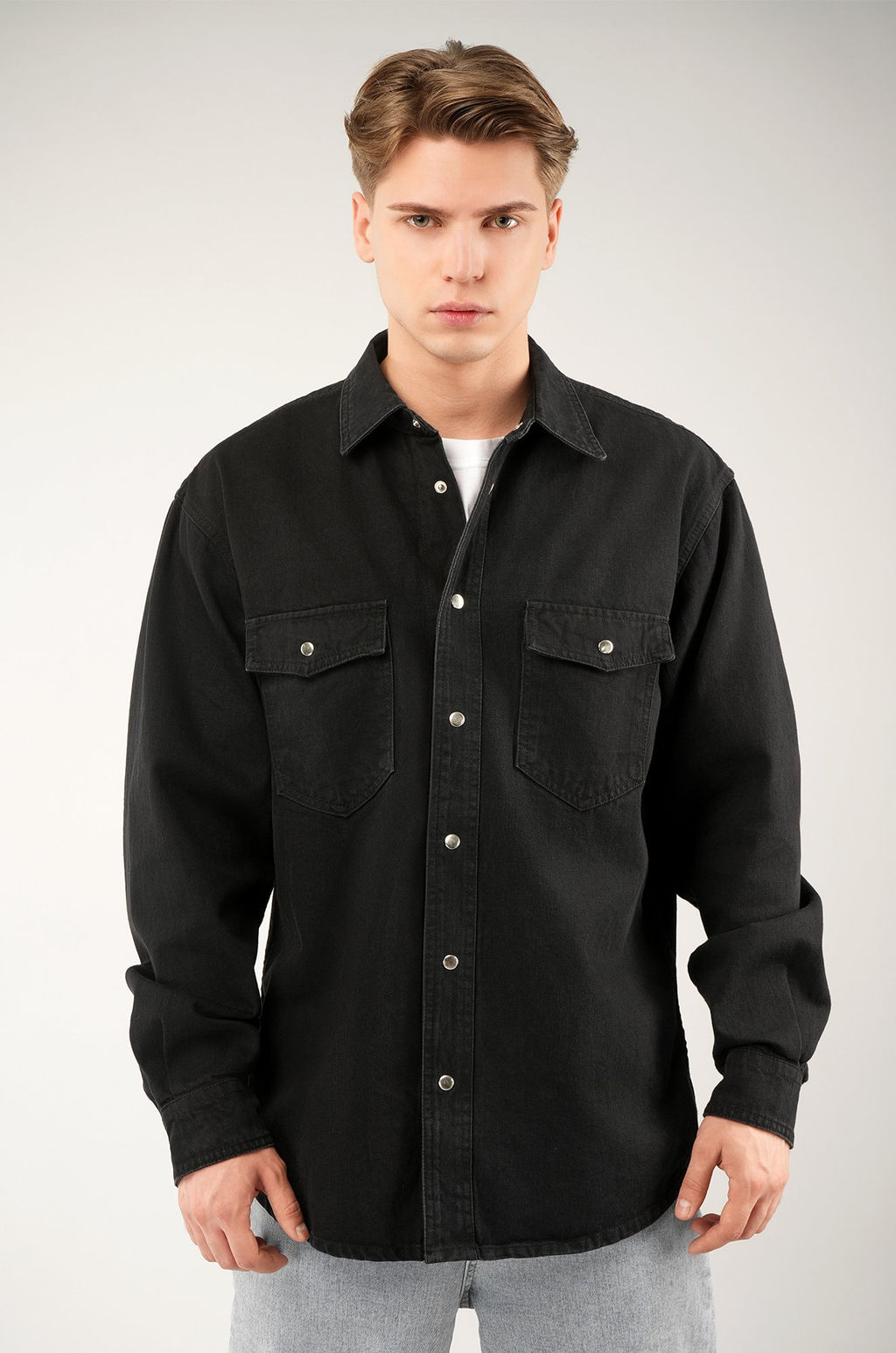 Мужская джинсовая рубашка Happyfox - Happy fox фото 7