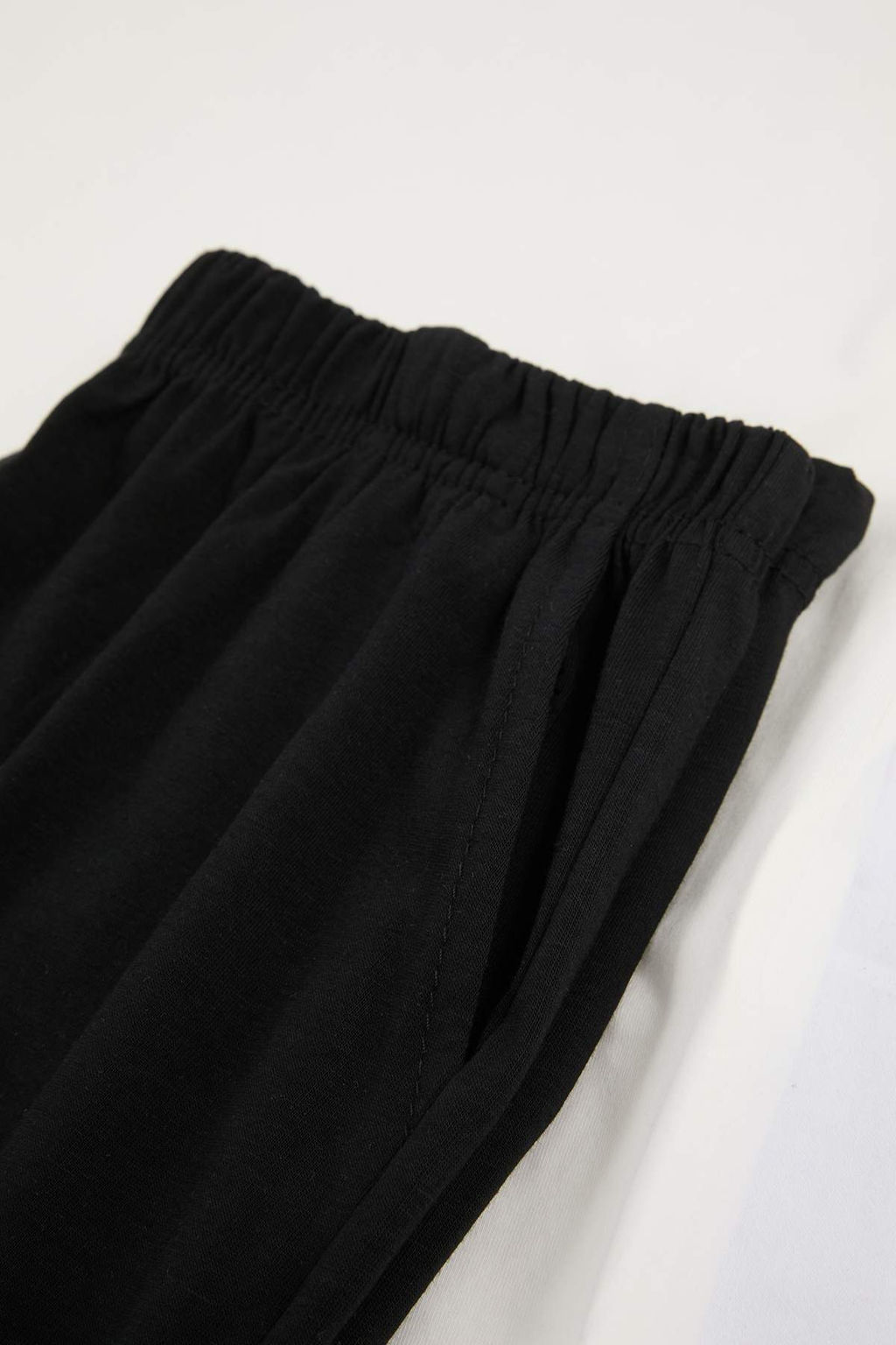 Ekru Regular Kesim Ordek Bask?l? Pamuklu Pijama Tak?m? TMNSS26PT00027