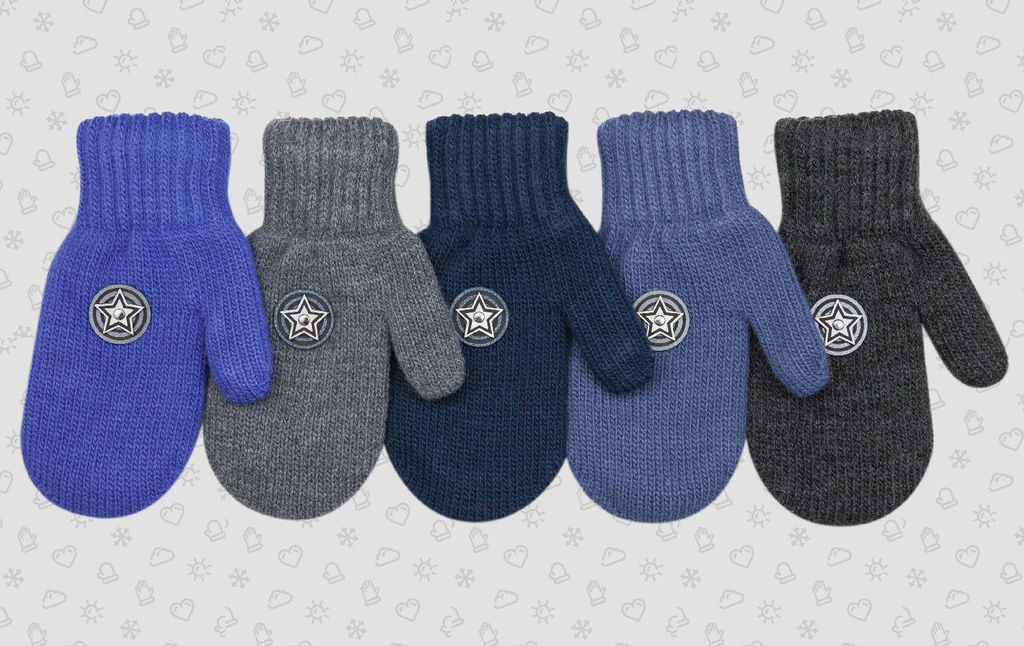 Варежки для мальчика TM-251 ассорти 167 Полярик  фото 2