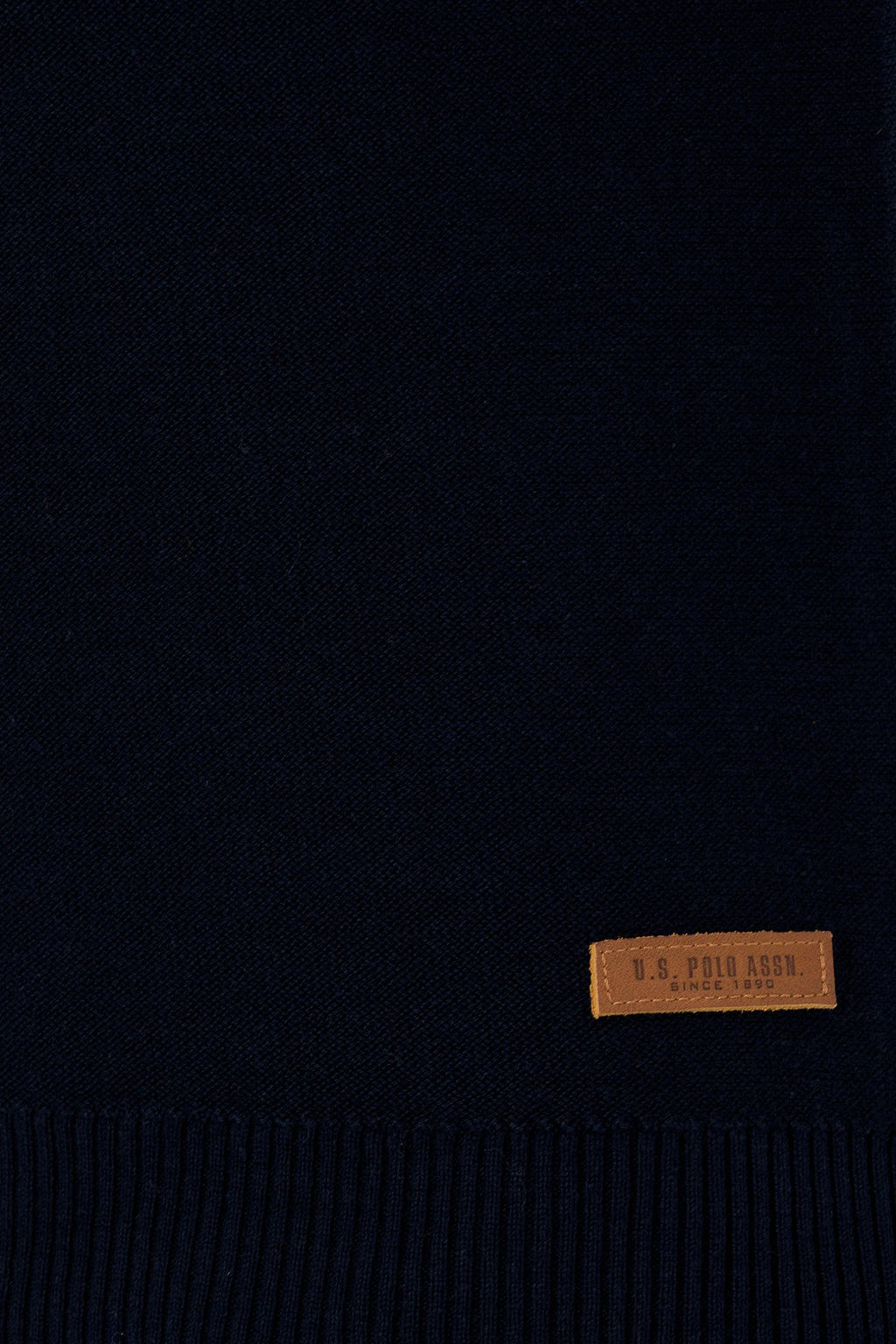 U. S. Polo Assn Мужской темно-синий трикотажный свитер с круглым вырезом - U.s. polo assn фото 7