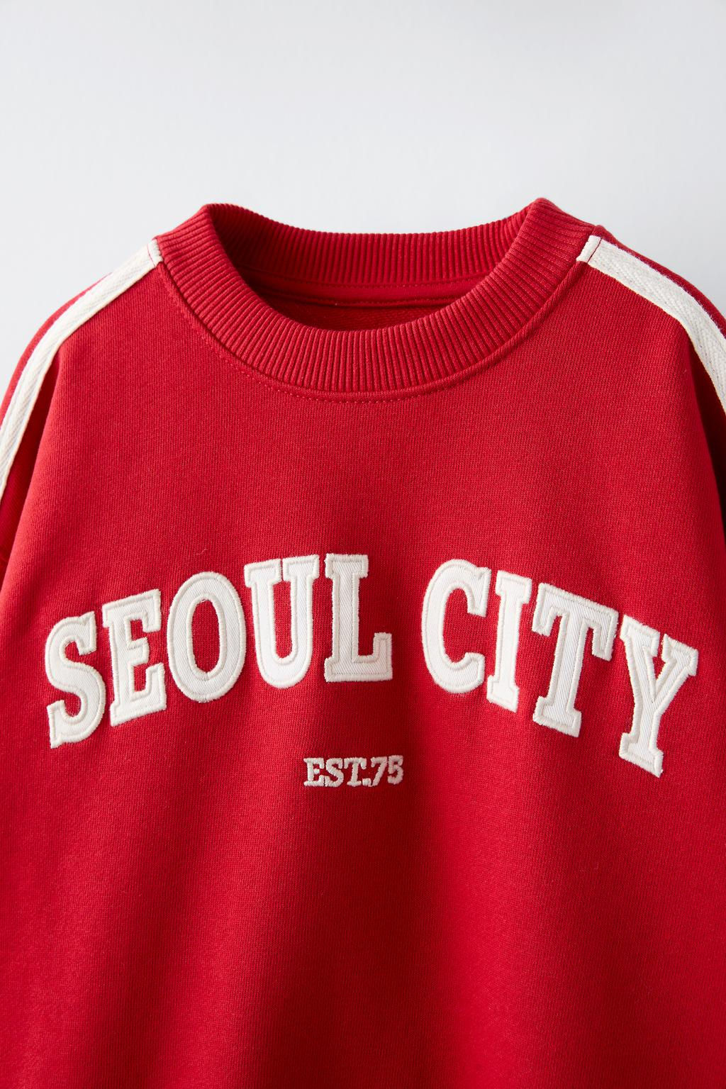 PLUSH HOODIE WITH SLOGAN - Zara фото 4