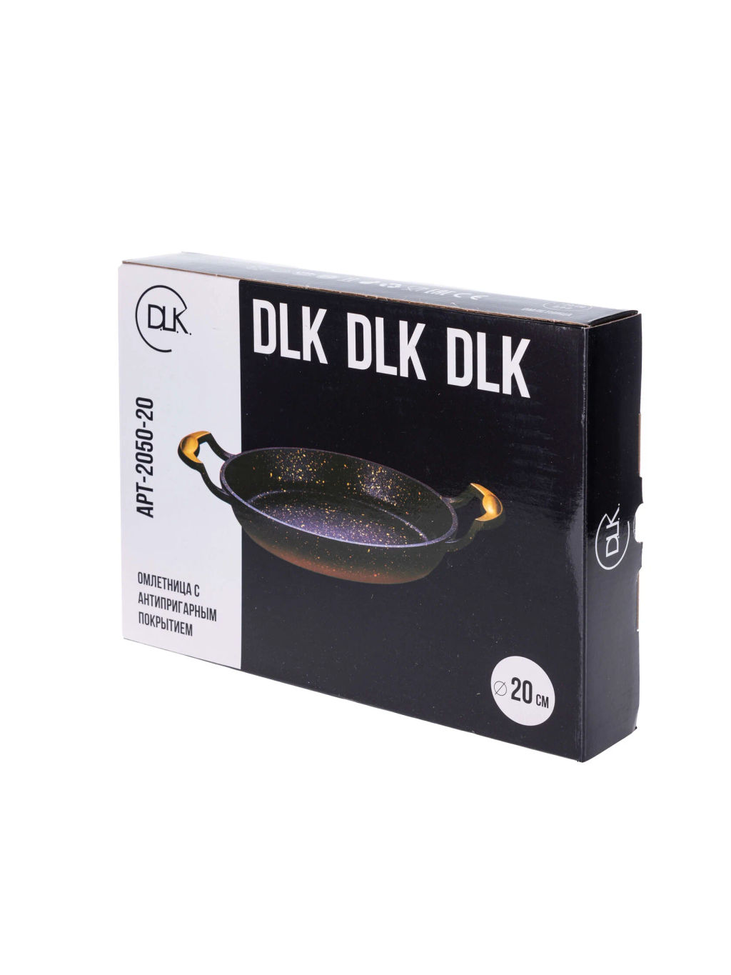 Омлетница без крышки 20х3,7 см (0,9 л) с АПП, цвет:бордровый металик, арт. 2050-MBRD-20. - D.L.K. фото 4