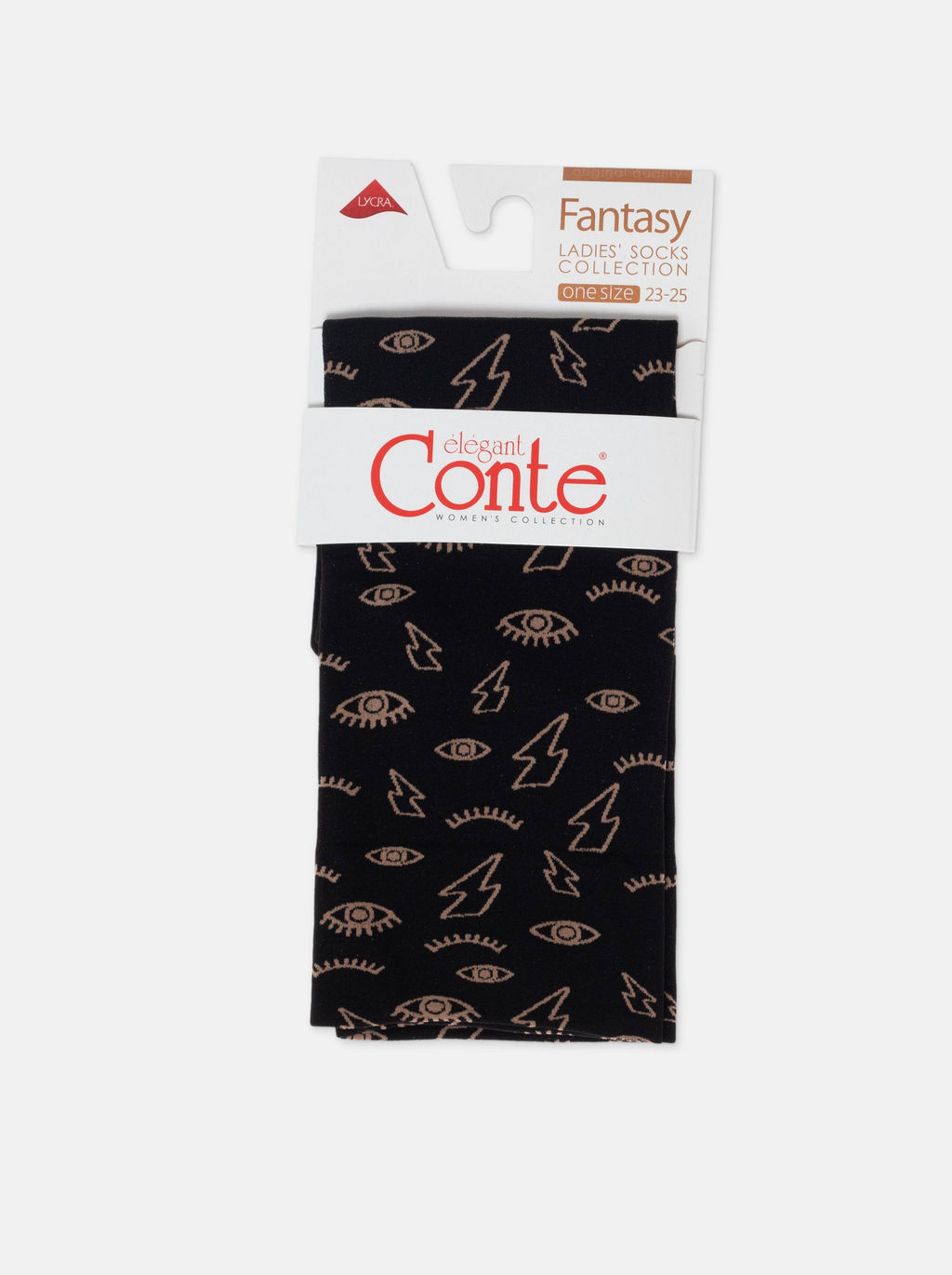 Цена за 2 пары. Носки Классические CONTE FANTASY nero-natural - Conte elegant фото 16