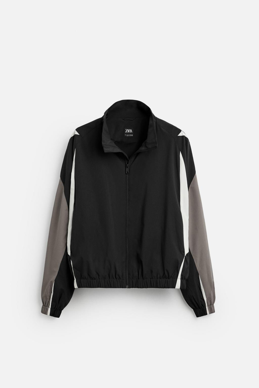 COLOUR BLOCK TECHNICAL JACKET - Zara фото 6