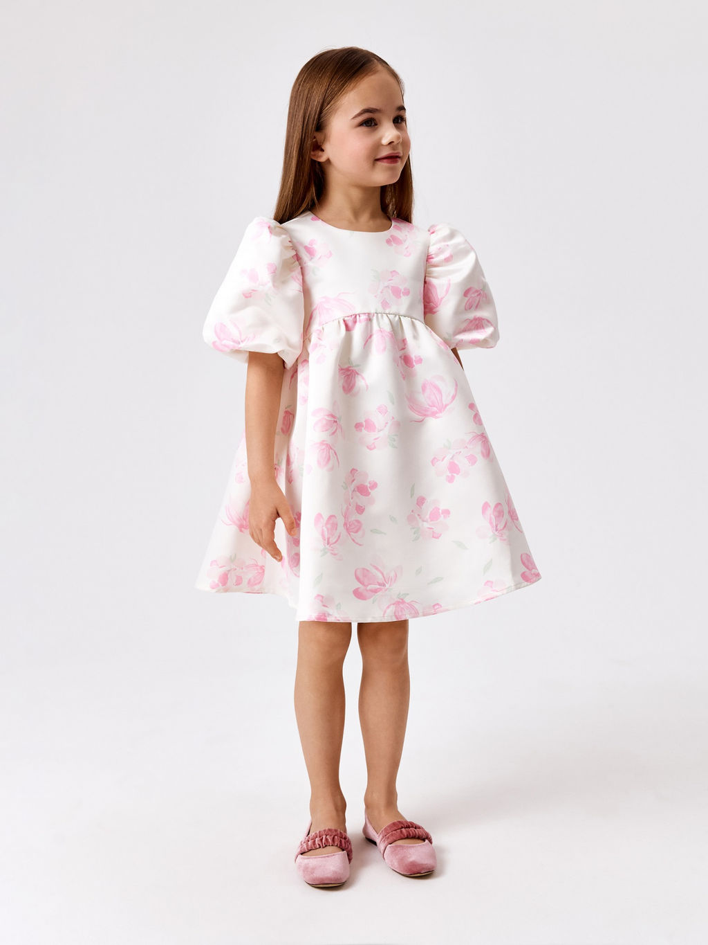 ACOOLA / Платье детское для девочек Donna розовый принт  фото 2