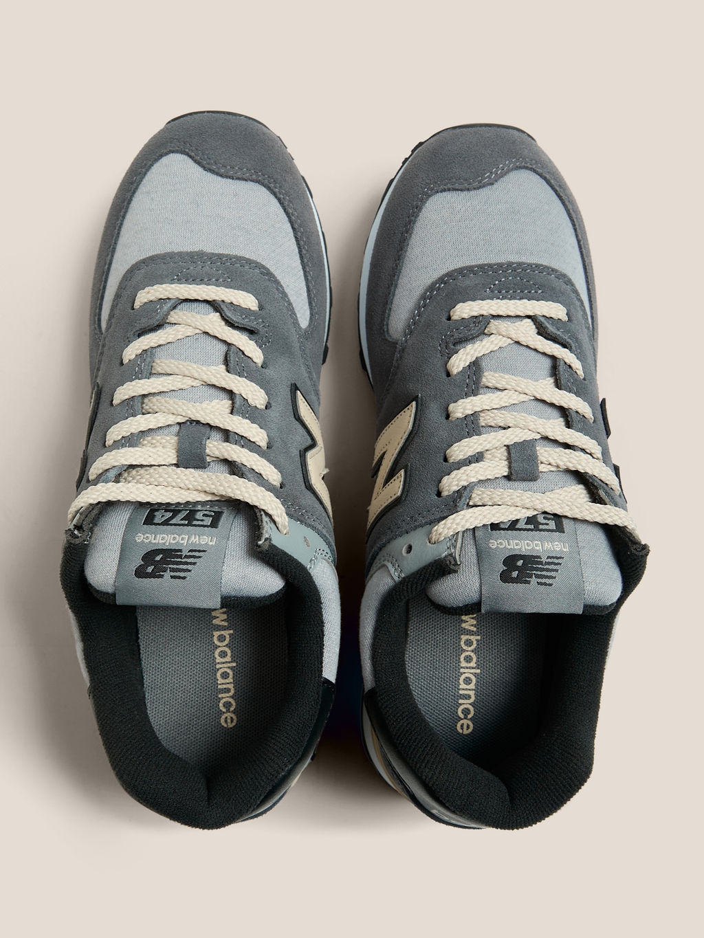 Женские кроссовки NEW BALANCE 574 Артикул 4824067, темно-серый  фото 4