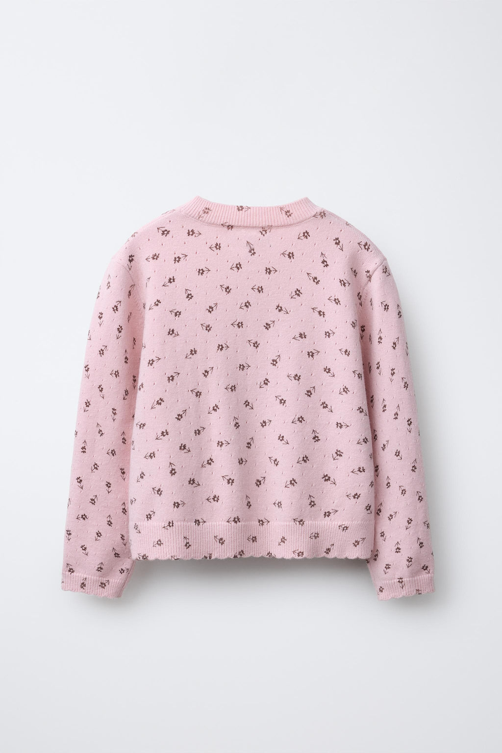 FLORAL KNIT CARDIGAN - Zara фото 2