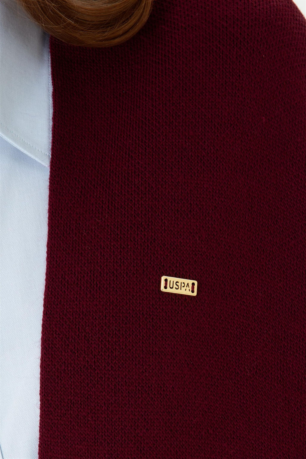 Женское темно-синее трикотажное пончо - U.s. polo assn фото 14