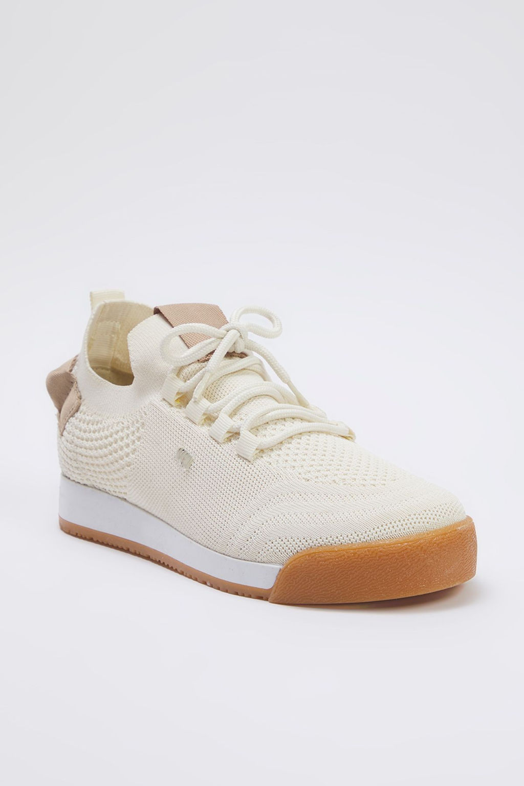 Trendyolmilla Shoes Bej Triko Erkek Bagc?kl? Yuruyus Spor Ayakkab? TAKSS25SN00017  фото 7