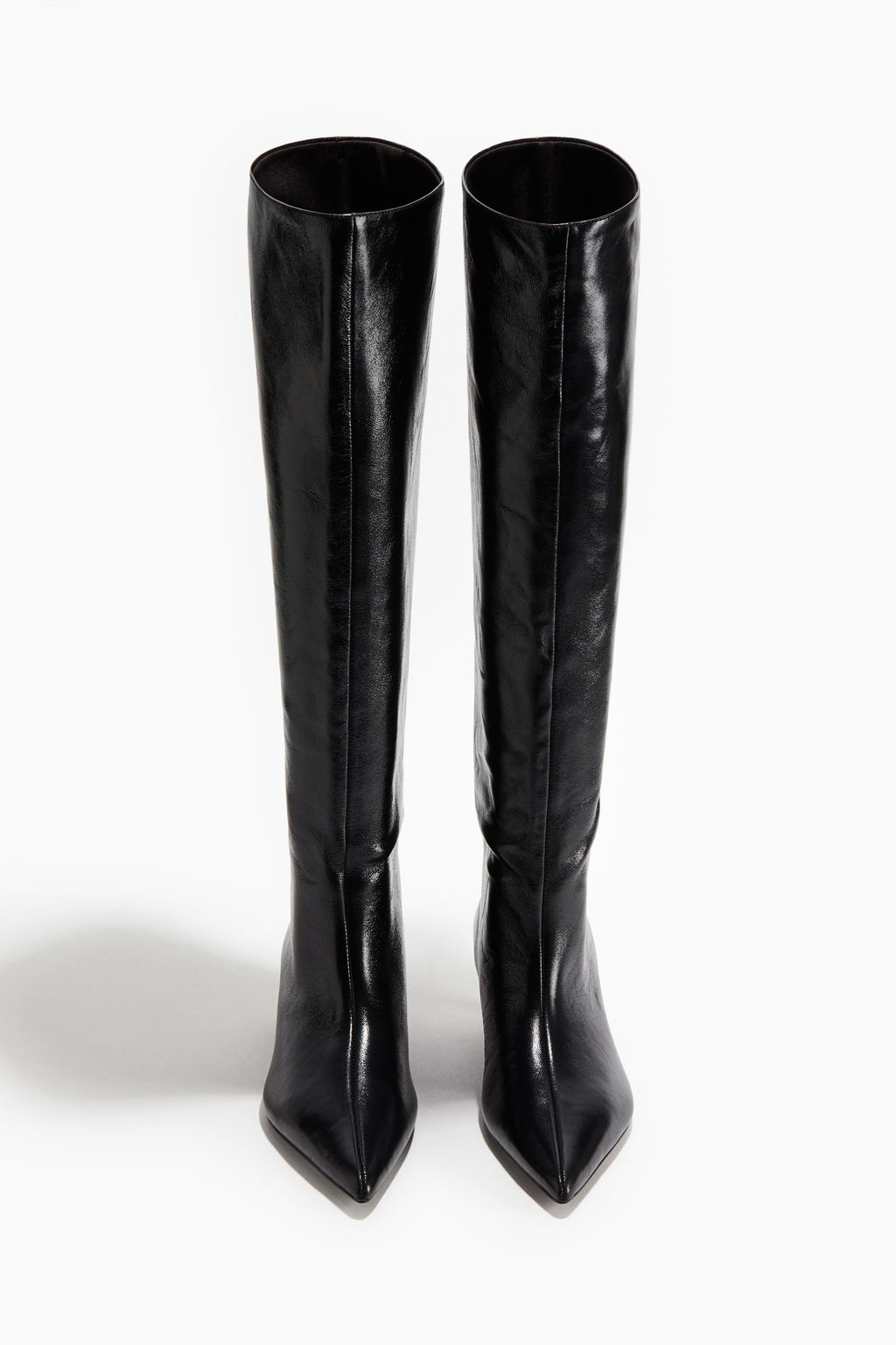 Botas de piel con tac?n kitten - H&m фото 6