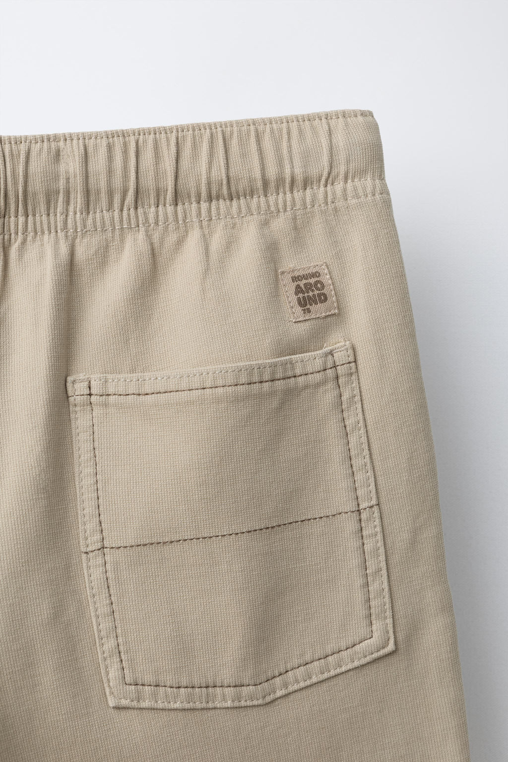 SOFT TROUSERS WITH TOPSTITCHING - Zara фото 4