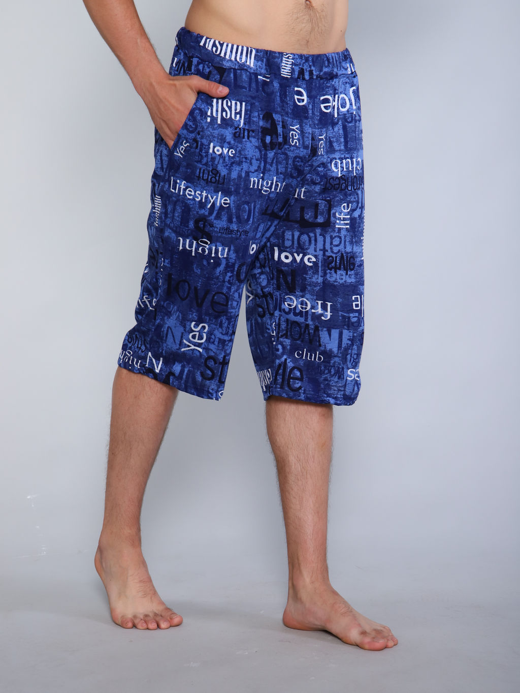 М174 Бриджи мужские (синие буквы) - Иванушка-трикотаж фото 5