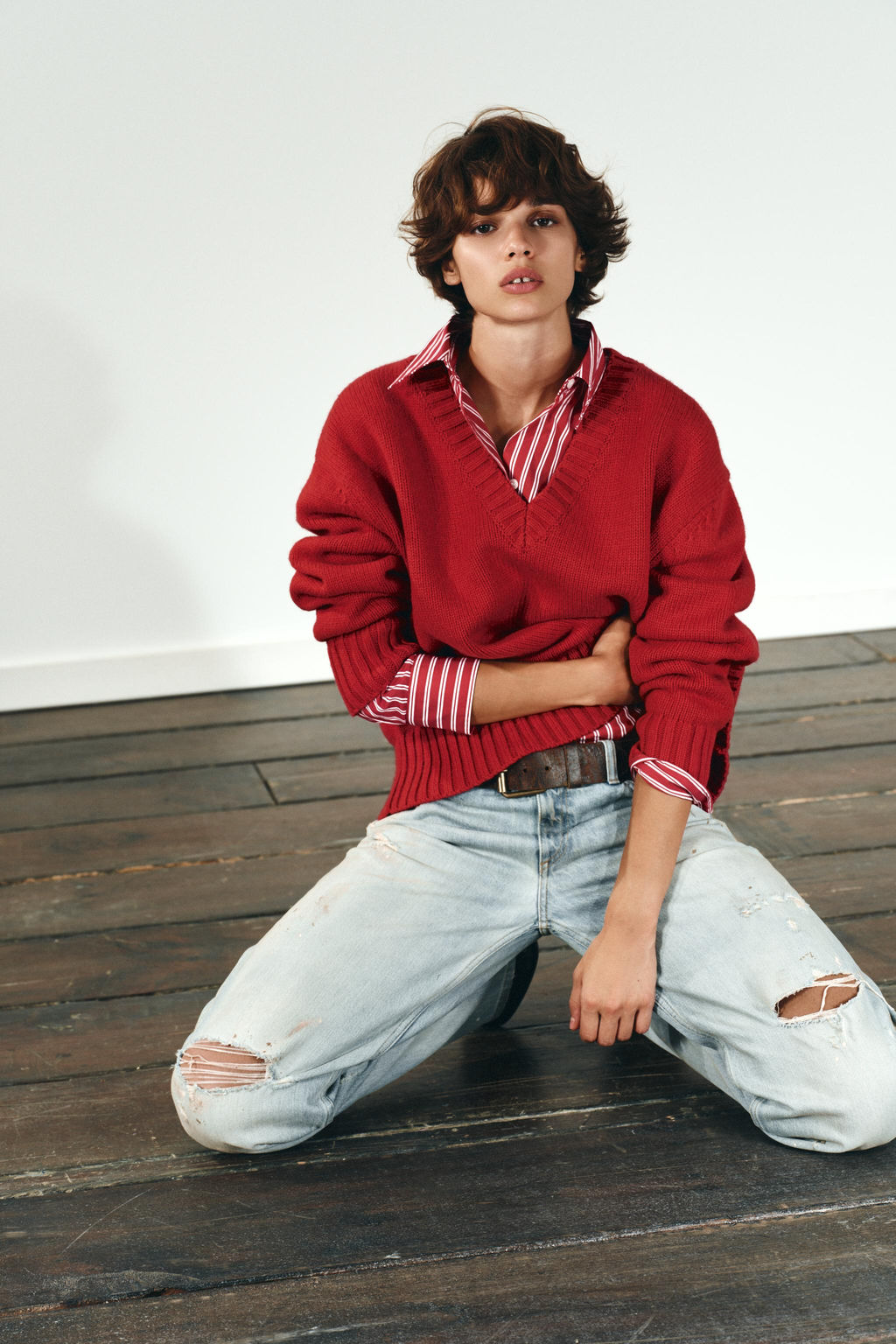 OVERSIZED KNIT SWEATER - Zara фото 2
