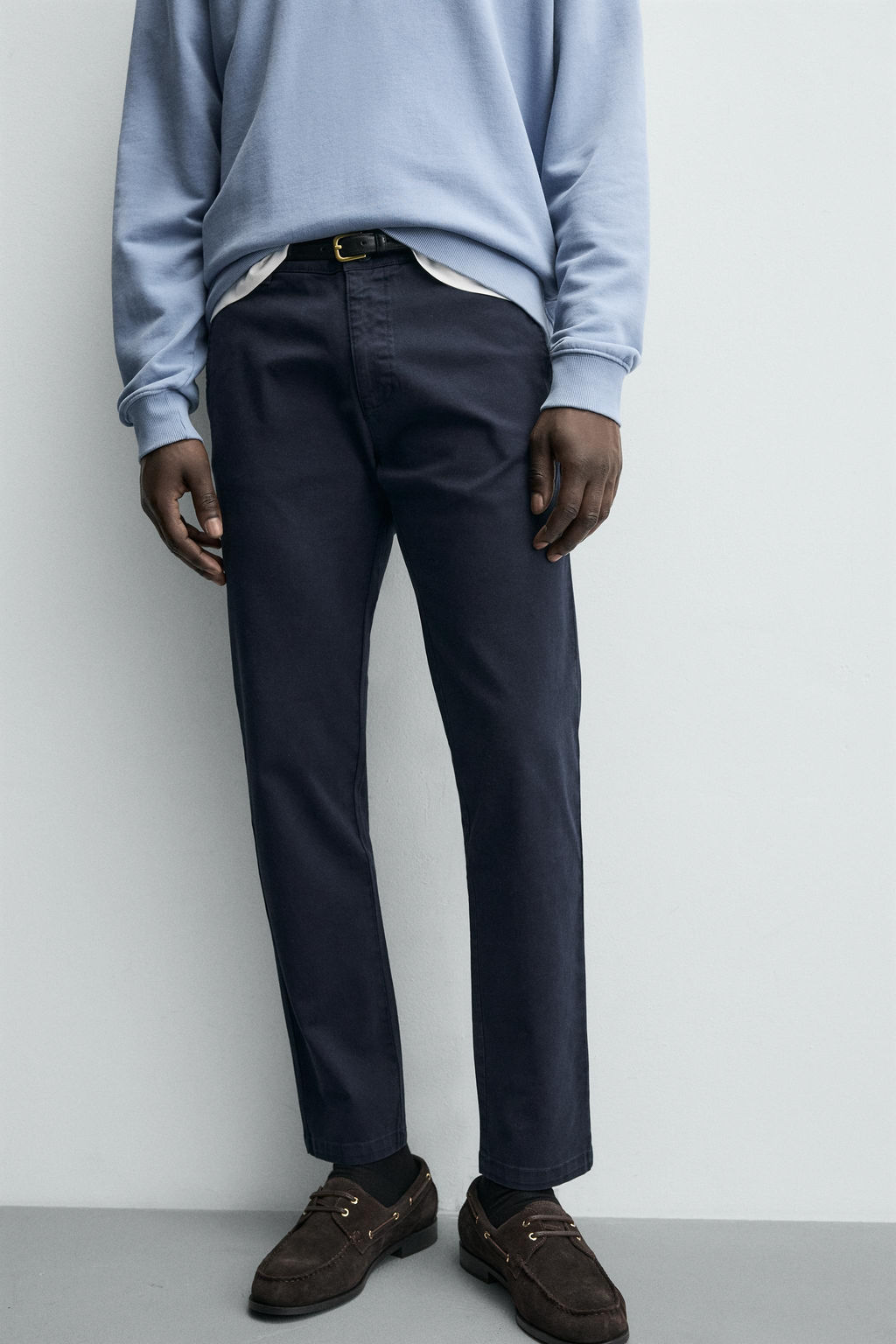 PANTAL?N CHINO SKINNY FIT / Marino - Zara фото 5