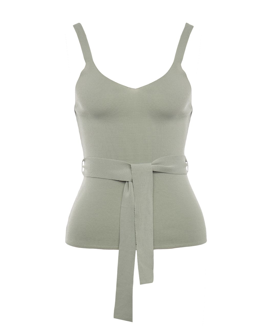 Трикотажный топ с поясом - Incity фото 2