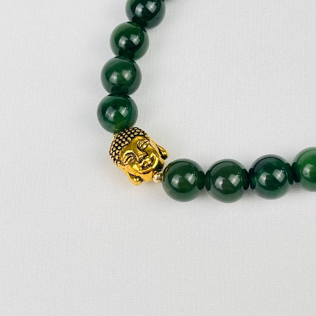 Браслет Будда из Нефрита 19 см