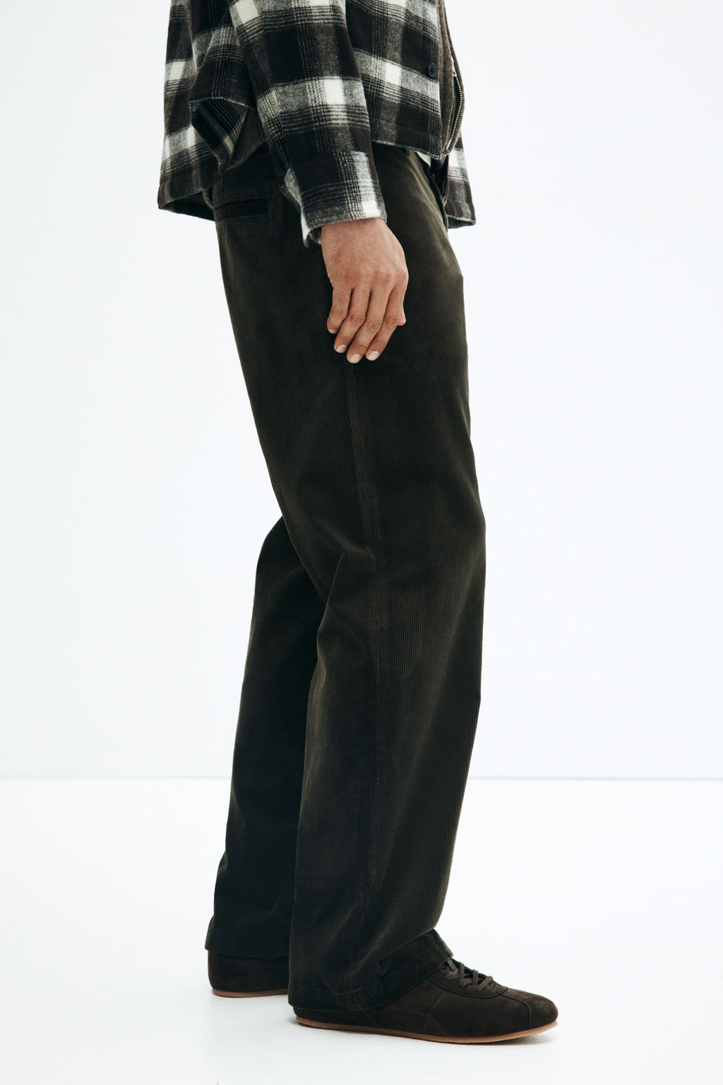 Pantal?n de pana Relaxed Fit - H&m фото 8