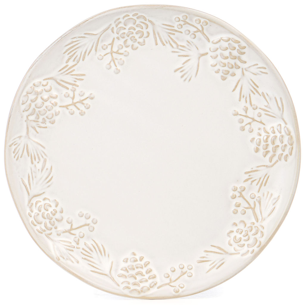 НАБОР ТАРЕЛКОК ЗАКУСОЧНЫХ КОЛЛЕКЦИЯ PINE CONES, 2 ШТ. / 20,7*2,5 СМ - Bronco фото 4