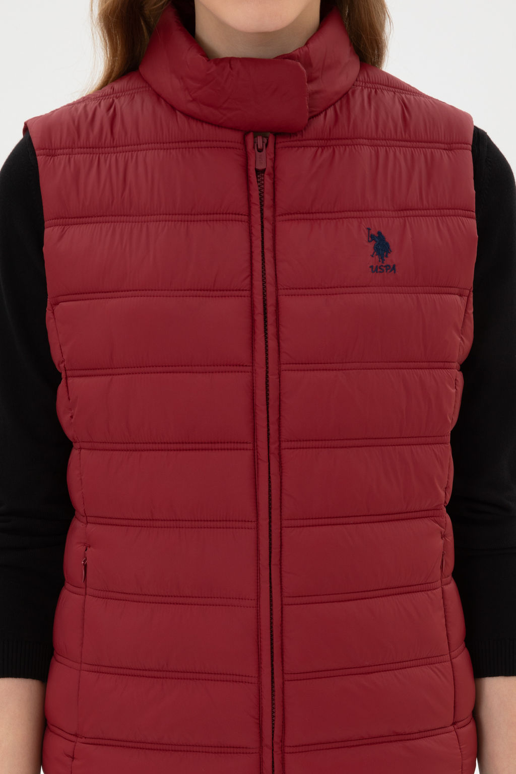 KadДn Bordo Yelek - U.s. polo assn фото 6