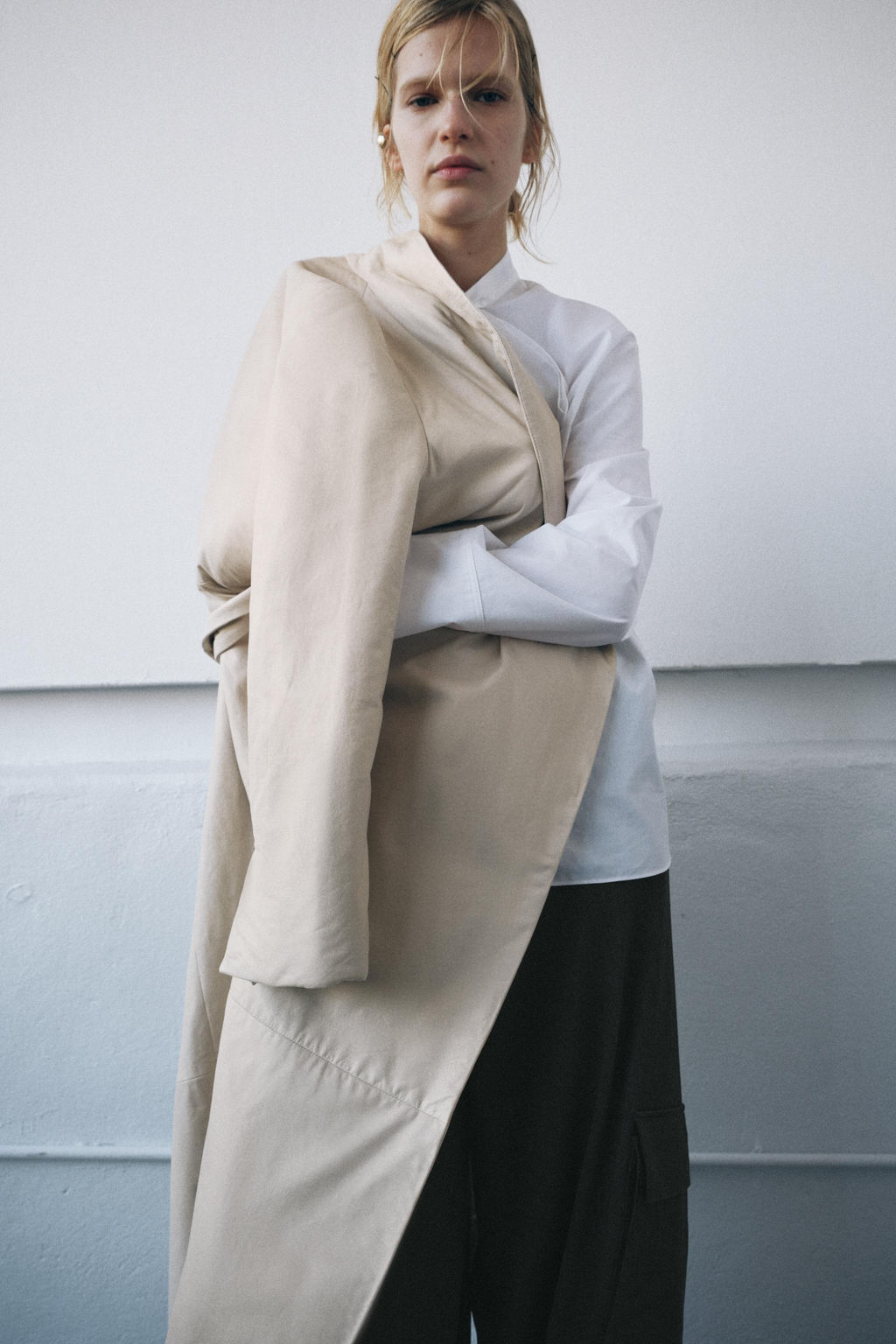 QUILTED LEATHER COAT ZW COLLECTION LIMITED EDITION - Zara фото 19