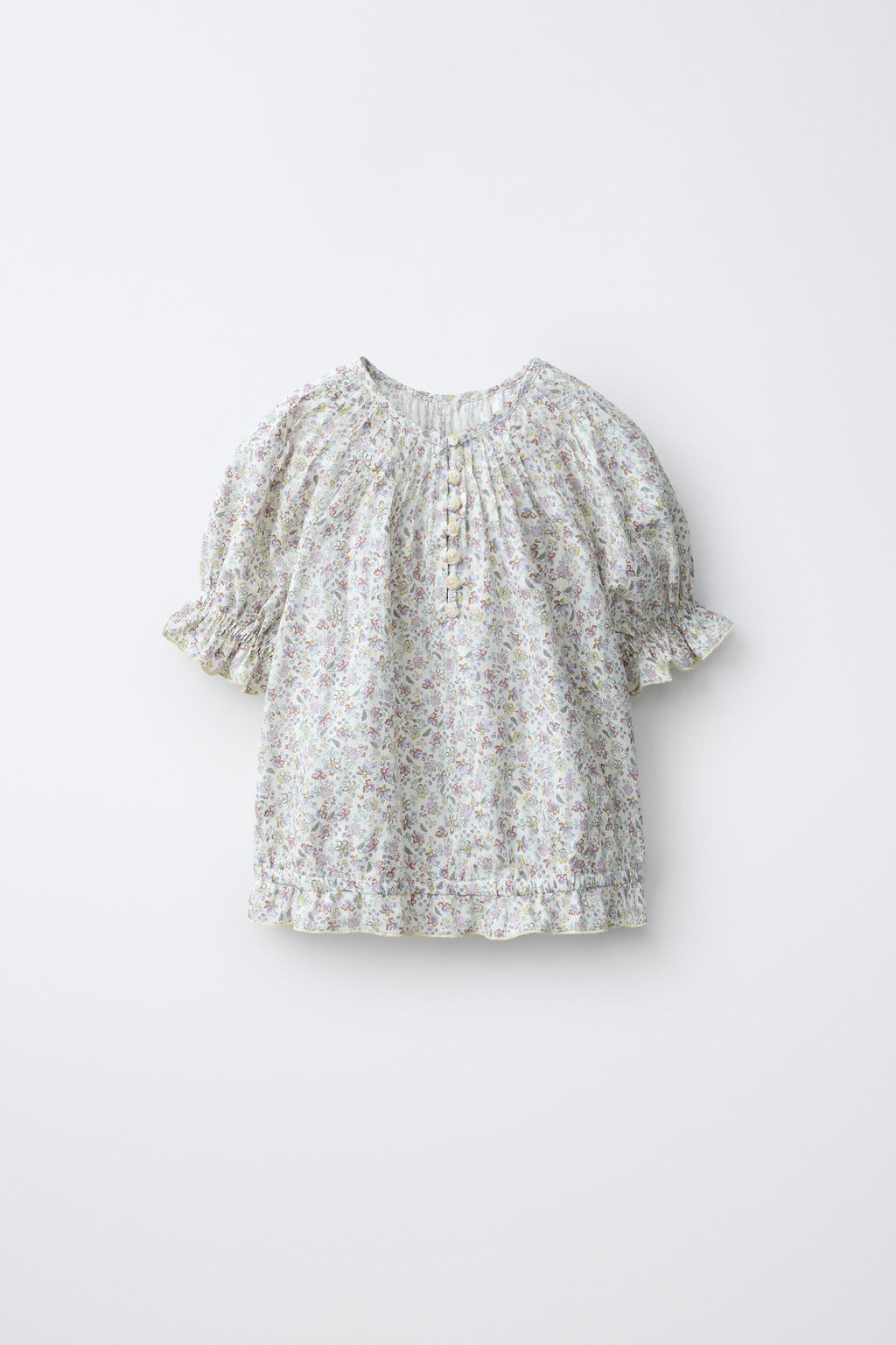 BLUSA JARETAS FLORES / Malva - Zara фото 2